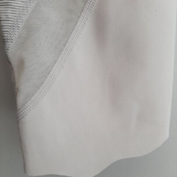 LULULEMON x PELOTON Wunder Under Scalloped Hem High-Rise Crop Leggings Grey Sz 2 - Picture 9 of 16